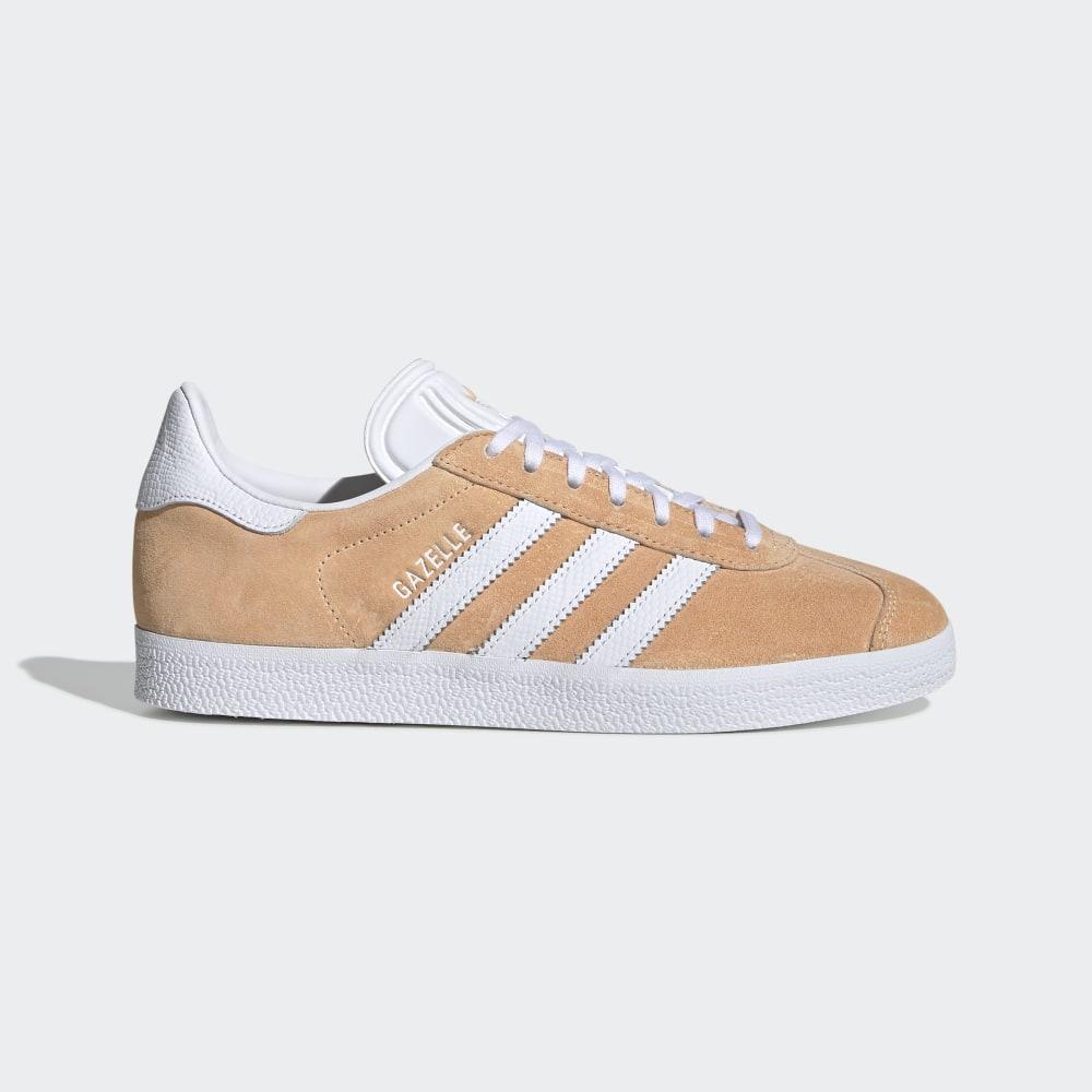 Adidas Women's Gazelle Originals Shoes Orange/White/Orange Ireland EE5541